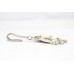 Key Chain Solid Silver For Charms Key Holder Hand Engraved Traditional Women D45